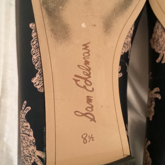 Sam Edelman Raddie Flats with Faux Fur Pom-Poms - Picture 10 of 12